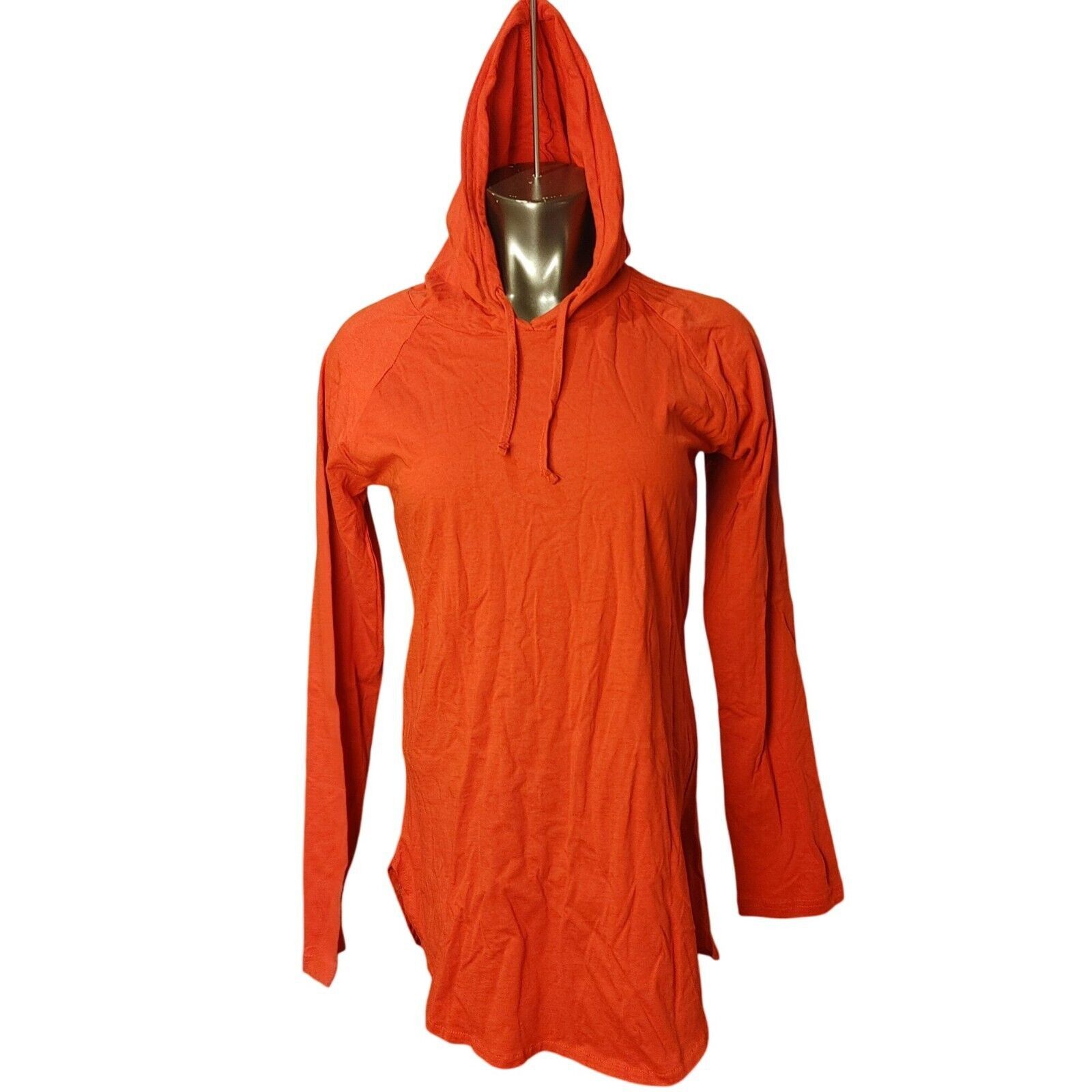 Other On Fire Women's Red Long Sleeve Hooded Sweater Dress LG Size L / US 10 / IT 46 - 1 Thumbnail