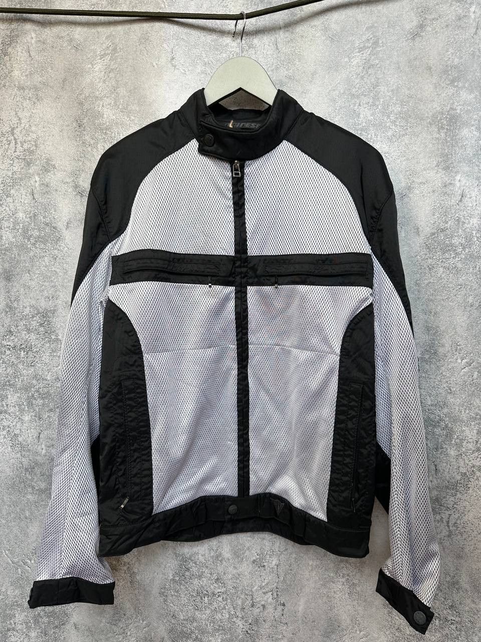 Dainese Dainese Air Frame Mesh Motorcycle Jacket Black White Size US L / EU 52-54 / 3 - 1 Thumbnail