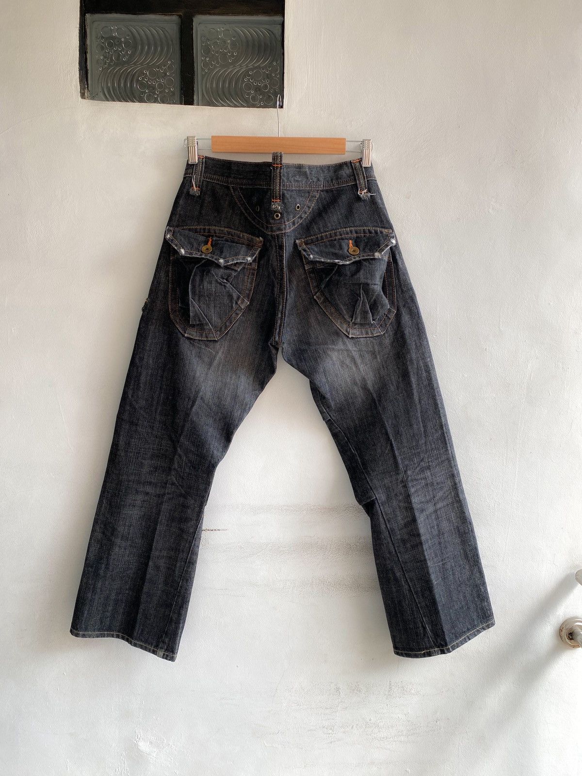Edwin × Vintage Vtg Edwin 505 Engienered Cargo Pants Size US 31 - 9 Thumbnail