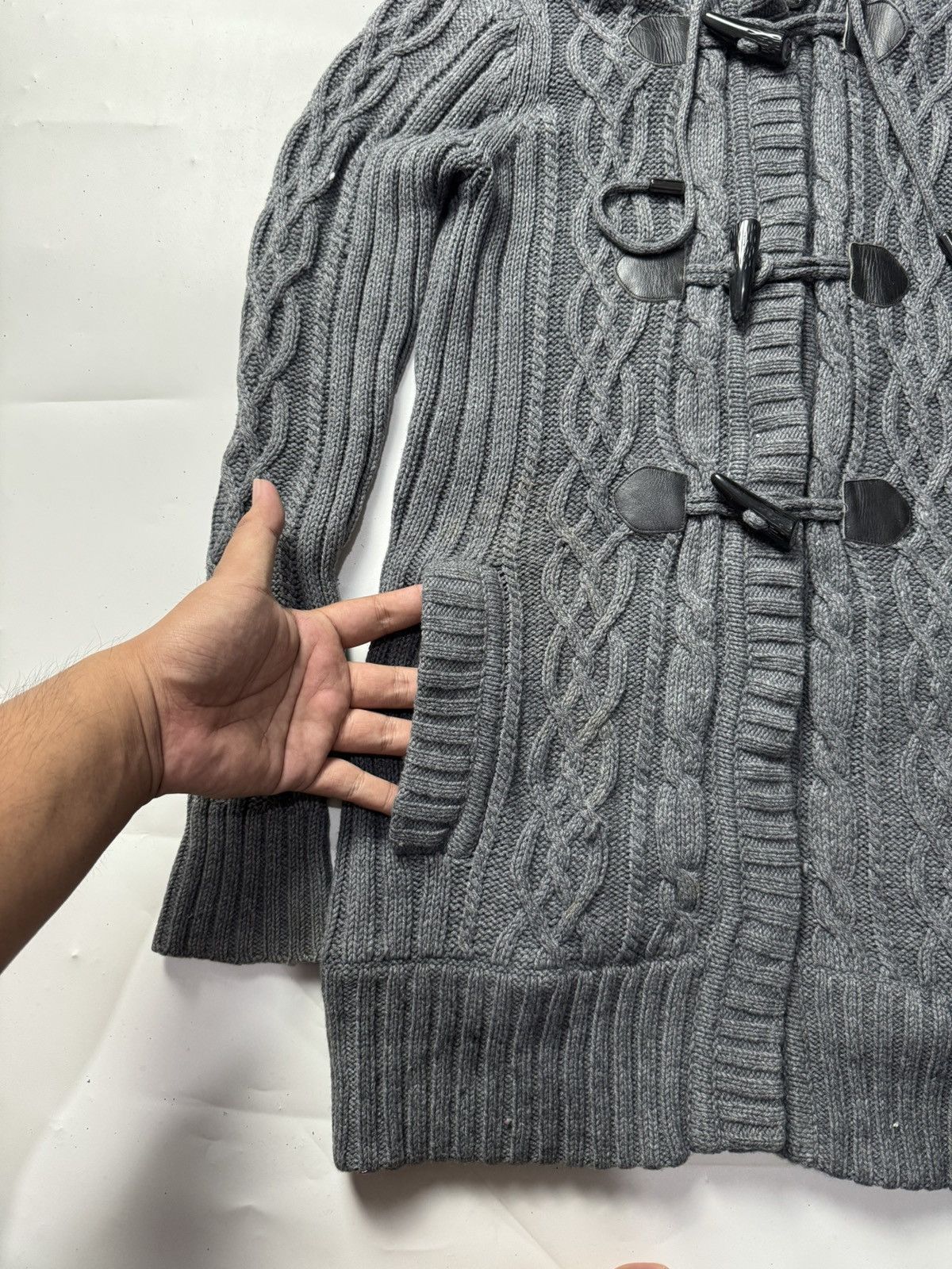 Burberry Burberry Cable Hoodie Knit Size M / US 6-8 / IT 42-44 - 5 Thumbnail