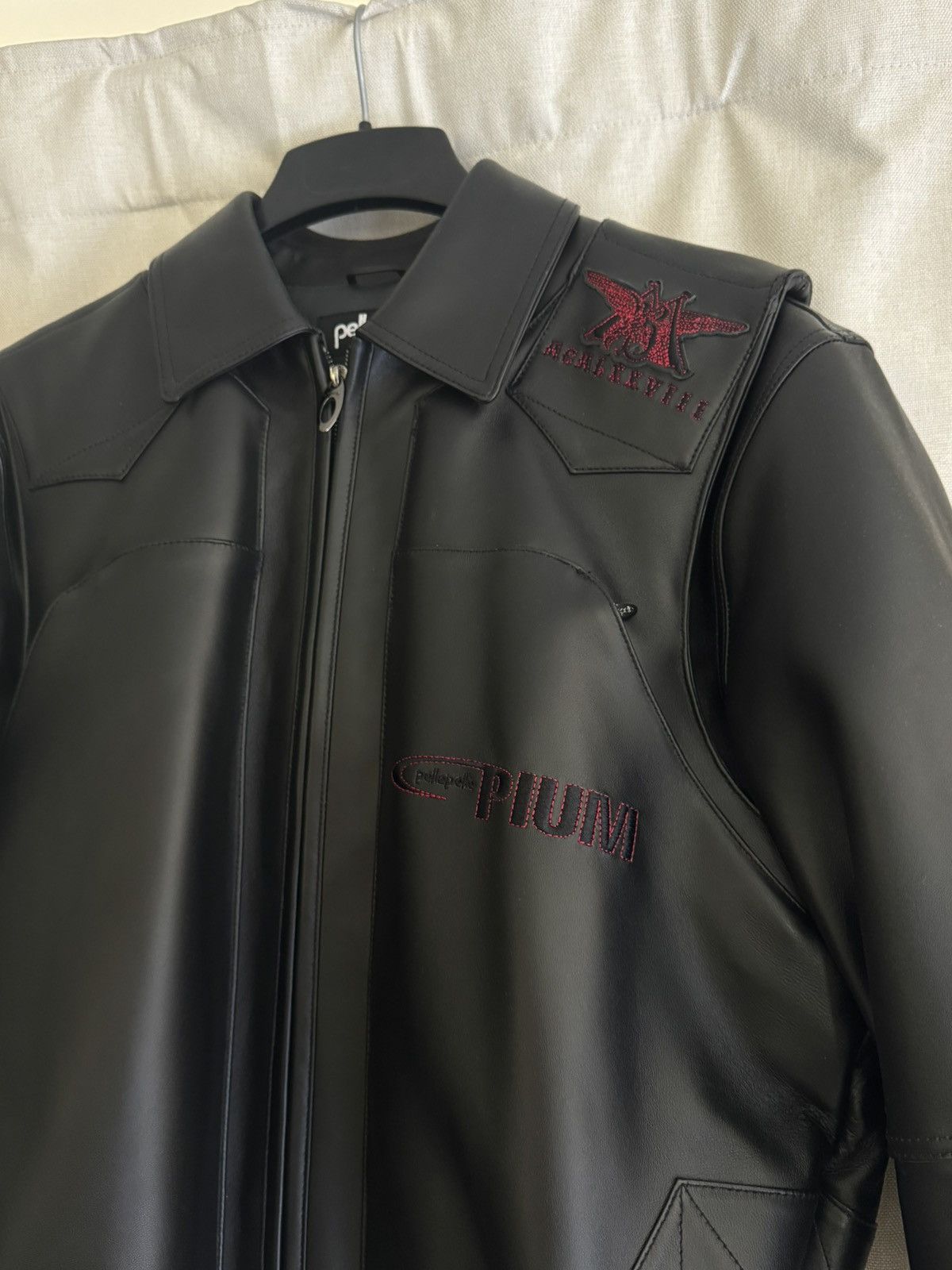 Pelle Pelle Pelle Pelle Opium Label Playboi Carti Immortal LeatherJacket Size US L / EU 52-54 / 3 - 5 Thumbnail
