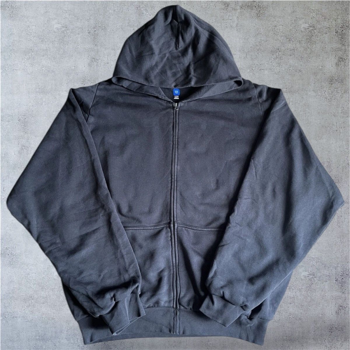 Balenciaga Grey Zip Up Hoodie | Grailed