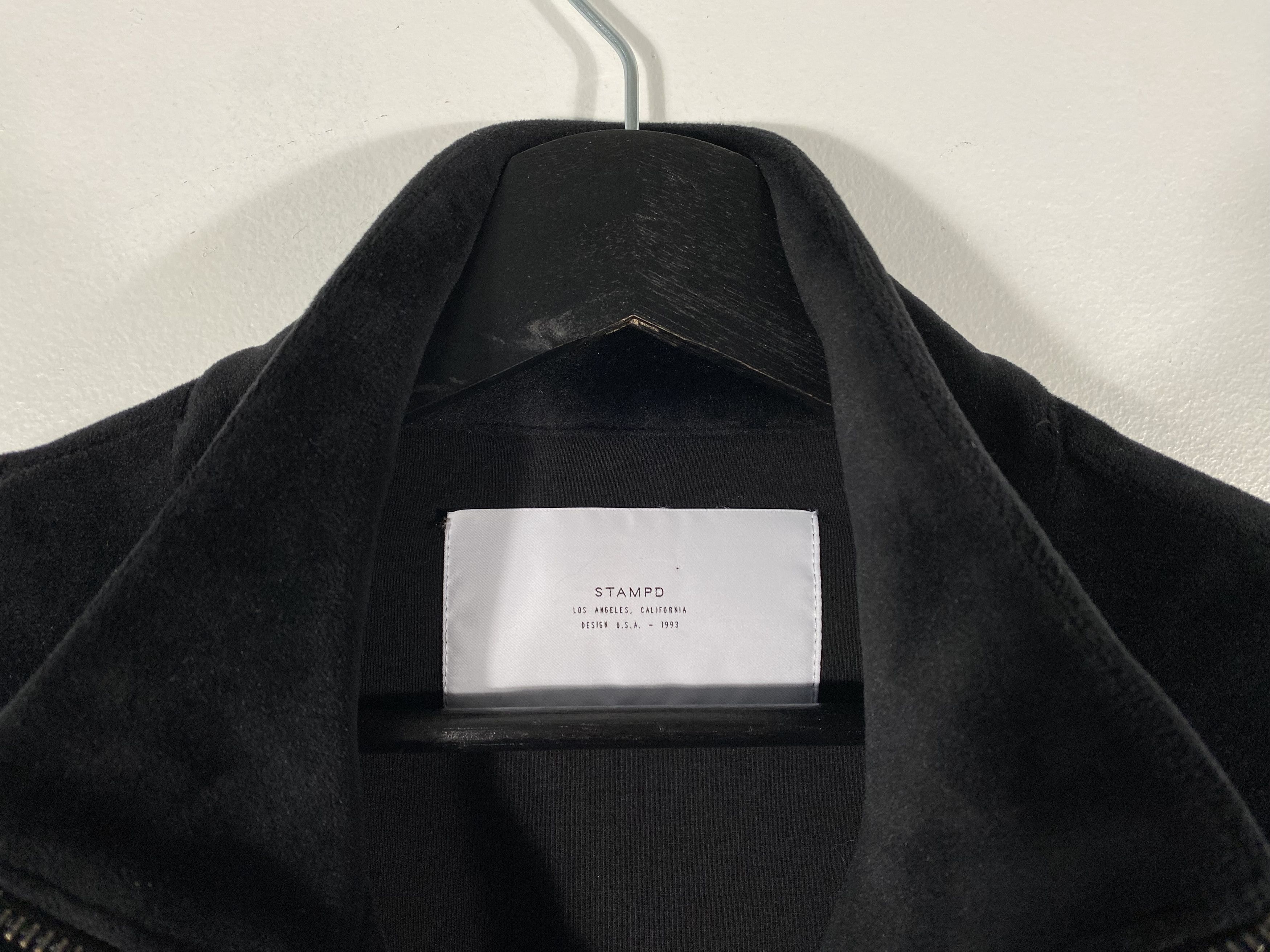 Stampd Stampd LA Heavy Velour Track Jacket black / gray Size US M / EU 48-50 / 2 - 4 Thumbnail