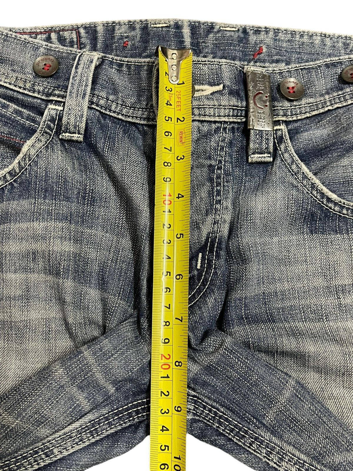 Edwin Vintage Edwin Blue Trip Faded Bleached Style Carpenter Jeans Size US 30 / EU 46 - 15 Thumbnail