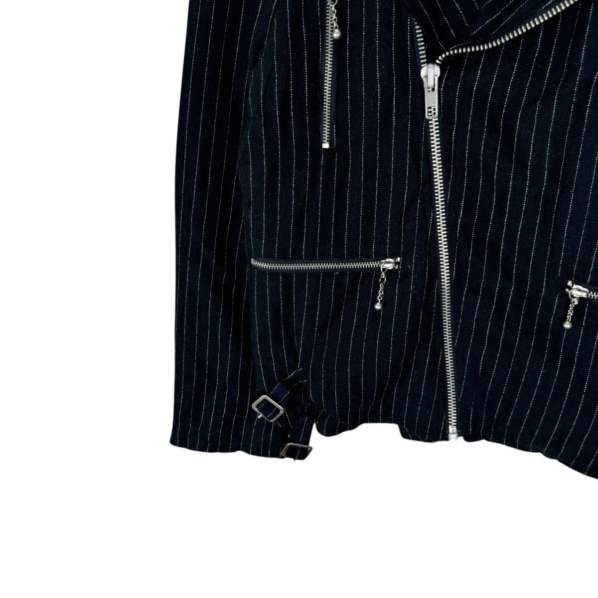 If Six Was Nine 🌟HIKARI SHOJI BIKER DOUBLE COLLAR JACKET LIKE JUNYA WATANABE Size M / US 6-8 / IT 42-44 - 5 Thumbnail