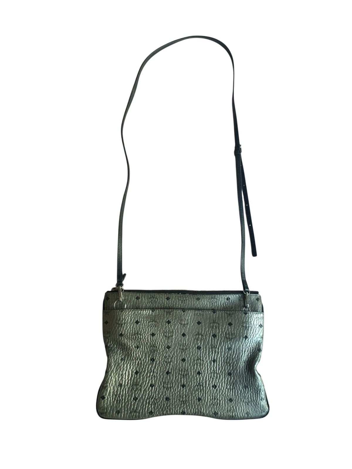 MCM MCM metallic silver canvas flat pouch Size ONE SIZE - 1 Thumbnail