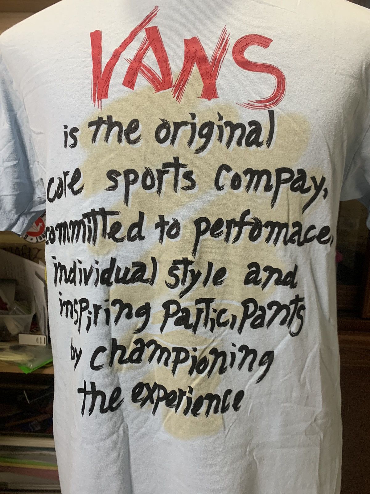 Vans × Vintage Vintage Y2K Vans Tee Size US L / EU 52-54 / 3 - 2 Thumbnail