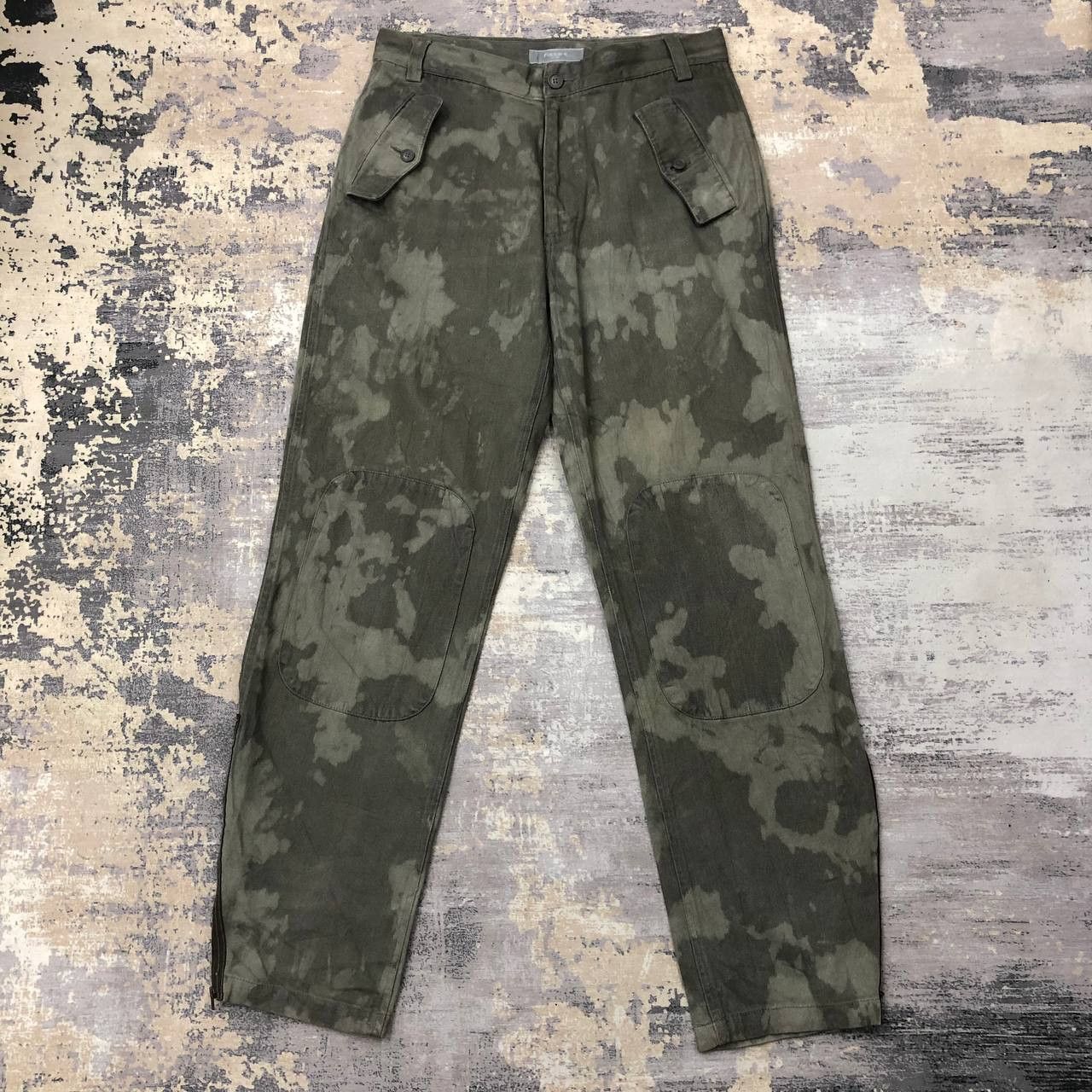 Japanese Brand P47 FISSARE HOMME DOUBLE KNEE ZIPPER PANTS Size US 32 / EU 48 - 1 Thumbnail