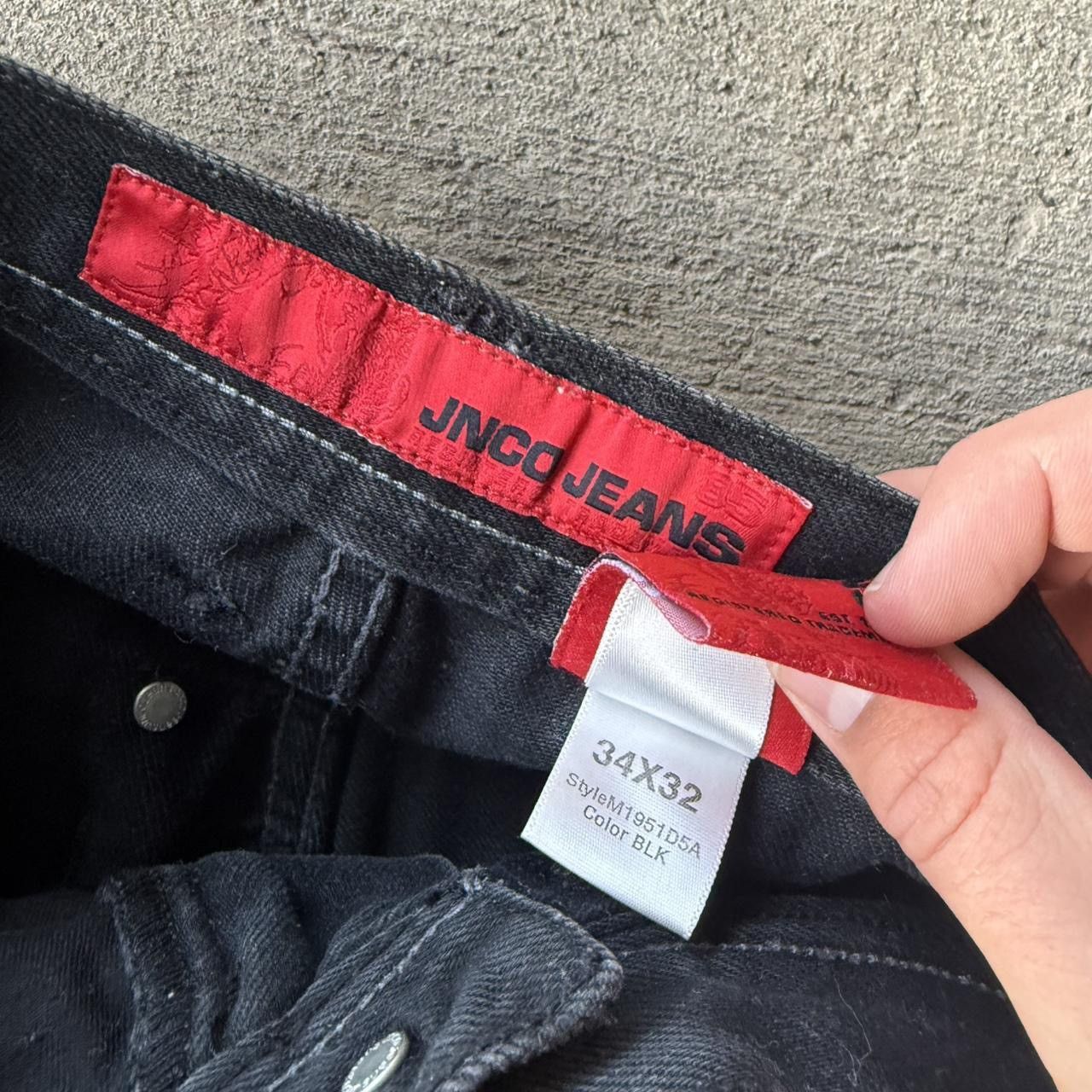JNCO × Vintage 2000s grail black Skull Jnco jeans Size US 34 / EU 50 - 6 Thumbnail