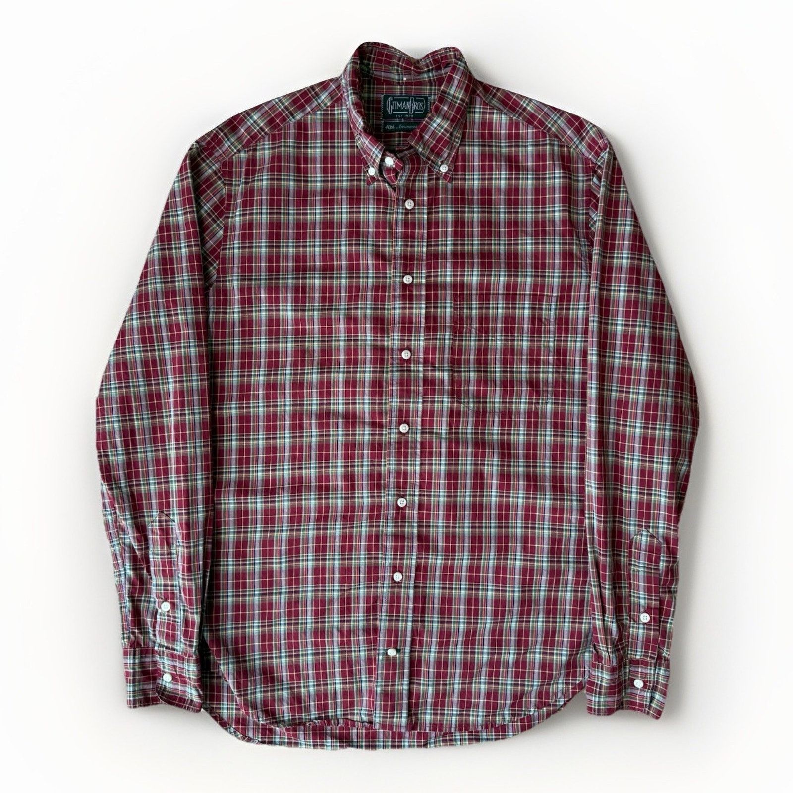 Gitman Bros. Gitman Bros Shirt Medium Multicolor Cotton Button Up 40th Size US M / EU 48-50 / 2 - 1 Thumbnail