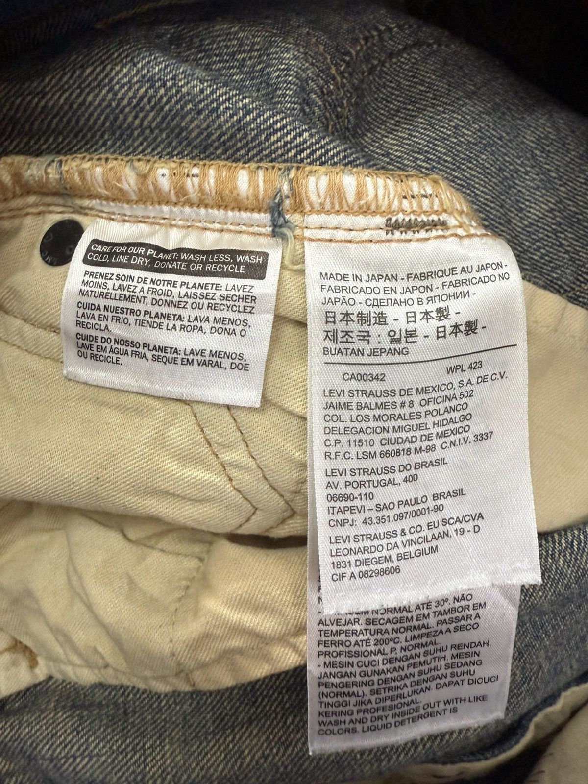 Levi's Vintage Clothing Vintage Levis Made & Crafted Japan Selvedge Denim Jeans Size US 28 / EU 44 - 23 Thumbnail