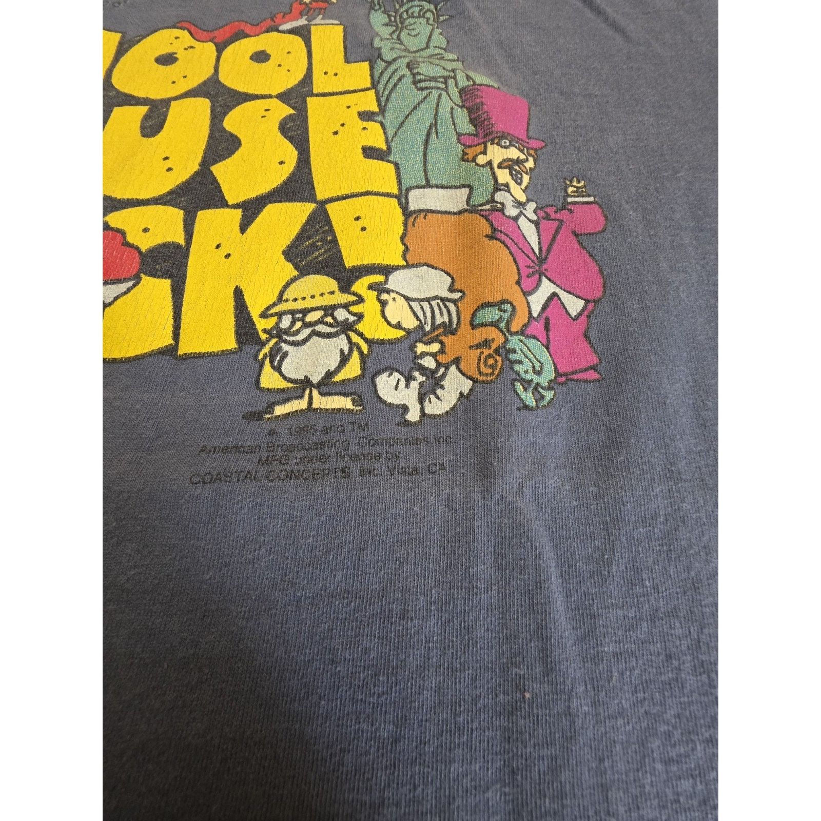 Other Vintage 1995 School House Rock XL T-Shirt Cartoon Made usa Size US XL / EU 56 / 4 - 3 Thumbnail