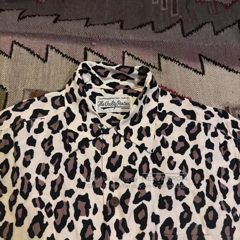 Sacai Wacko Maria Leopard Print Long Sleeve Shirt Size US M / EU 48-50 / 2 - 2 Thumbnail