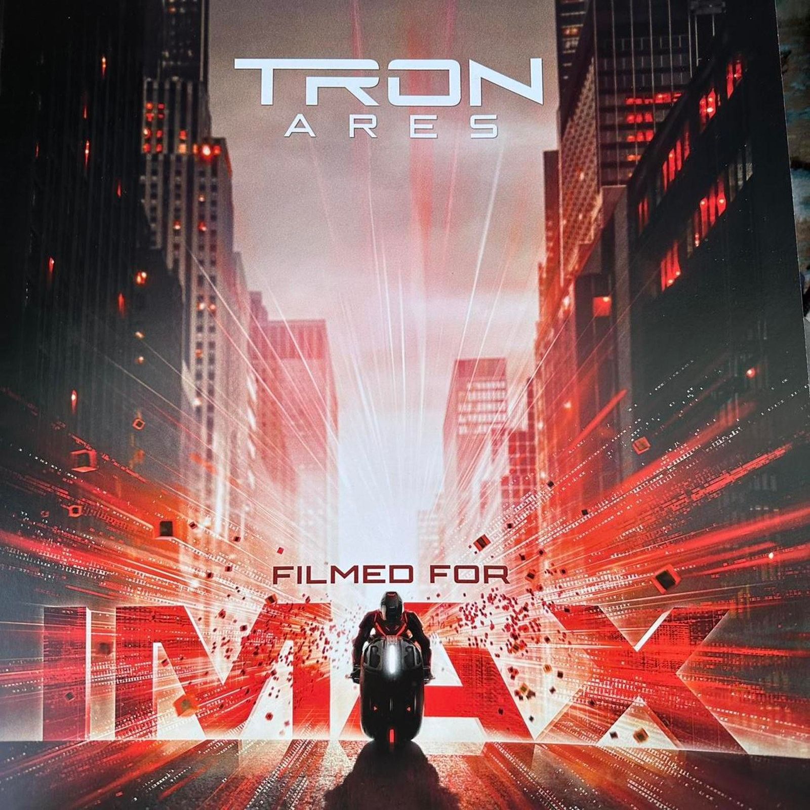 Other 2025 Tron Ares Jared Leto Nine Inch Nails AMC Movie Poster Size ONE SIZE - 7 Thumbnail