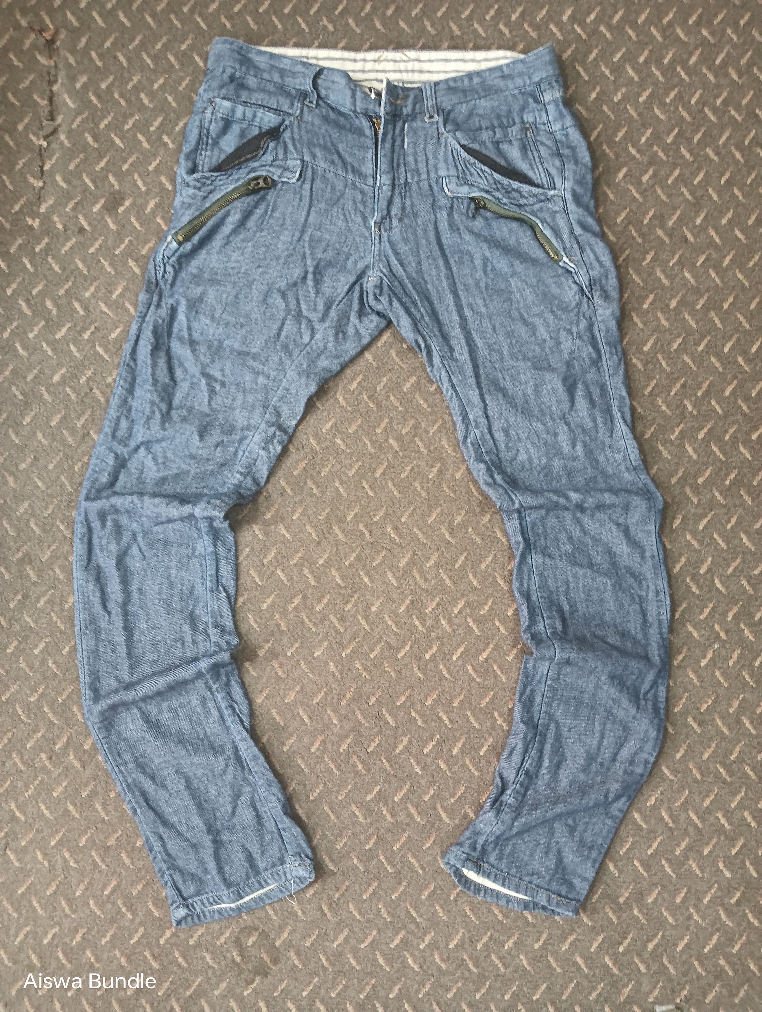 Japanese Brand PPFM JEANS PUNK STYLE Size US 34 / EU 50 - 4 Thumbnail