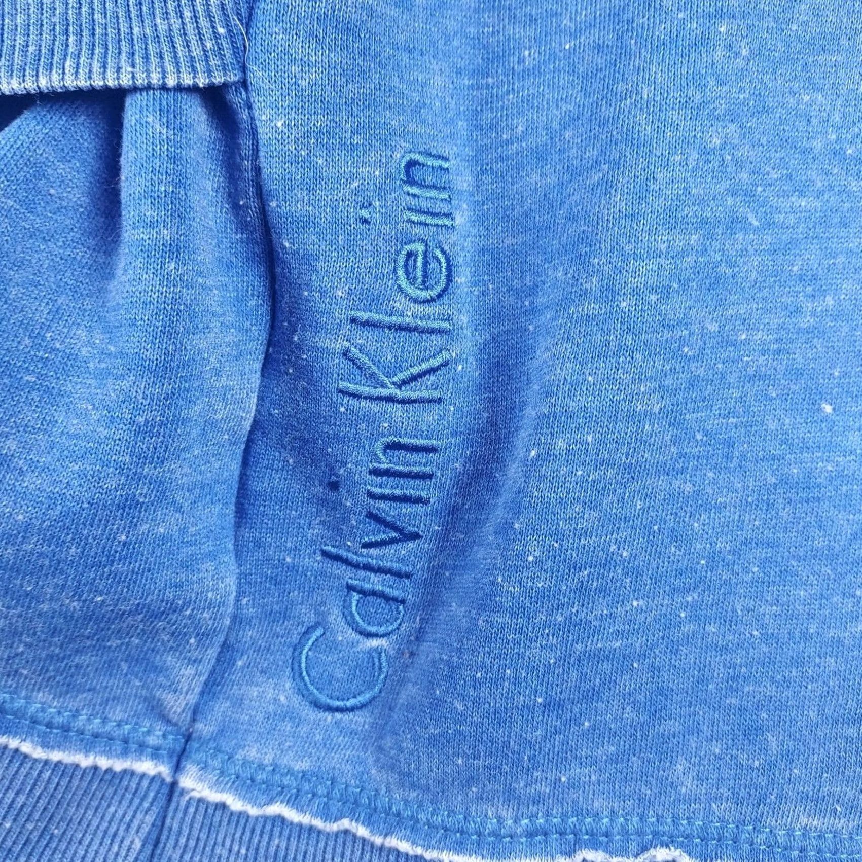 Calvin Klein Calvin Klein Blue Cowl Neck Long Sleeve Pullover Women L Knit Sweater Size L / US 10 / IT 46 - 5 Thumbnail
