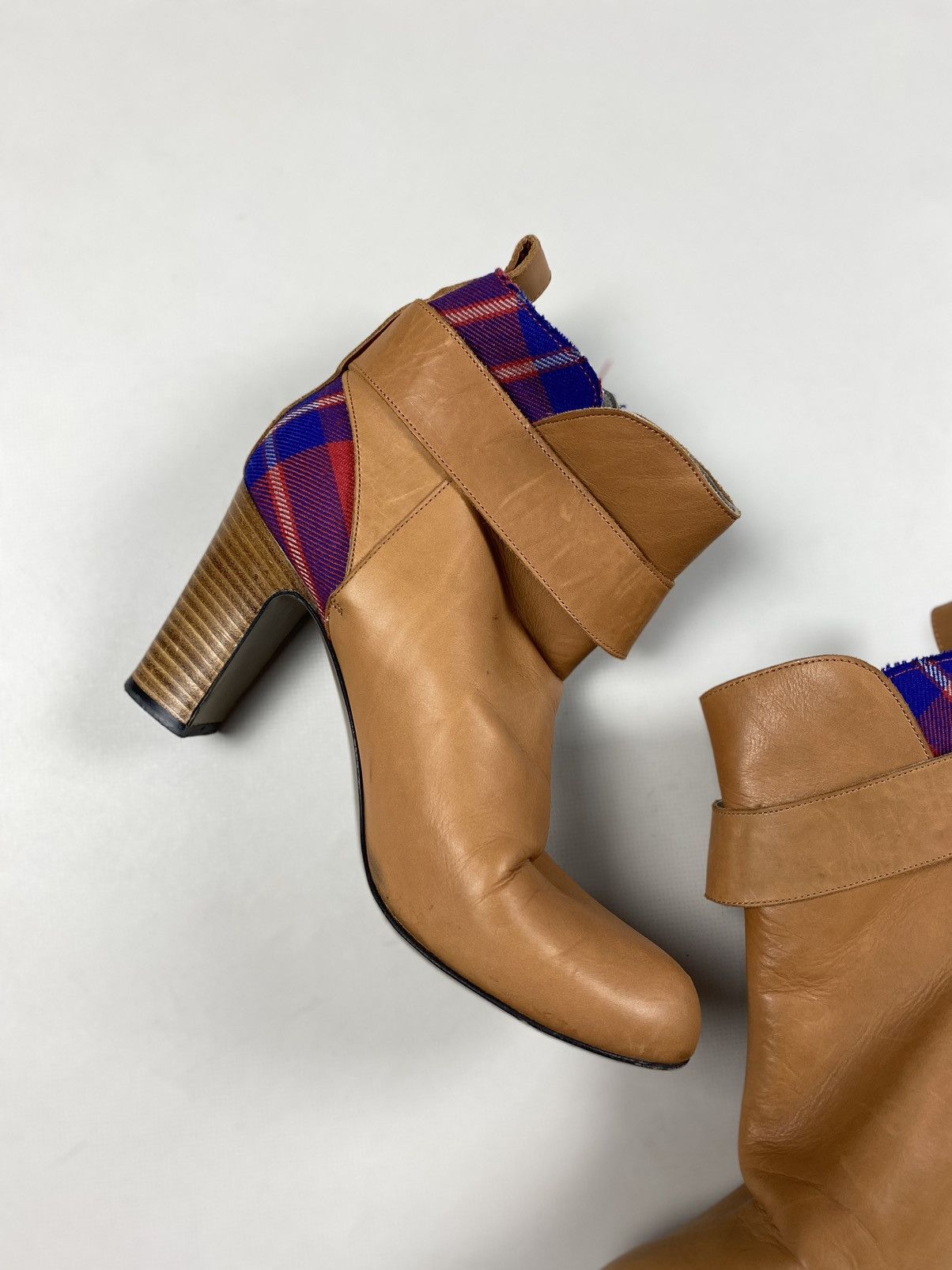 Vivienne Westwood Vivienne Westwood Anglomania leather tartan heeled boots Size US 6 / IT 36 - 6 Thumbnail
