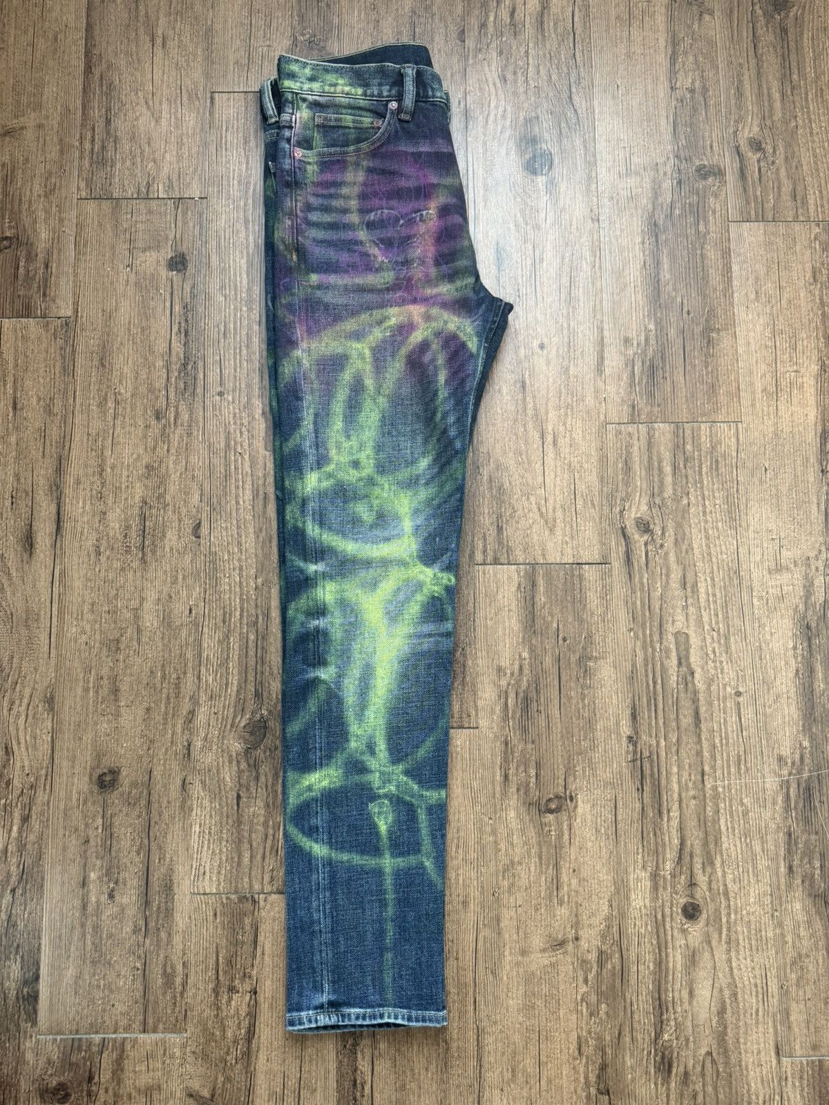 Skoloct Skoloct graffiti painted jeans Size US 32 / EU 48 - 6 Thumbnail