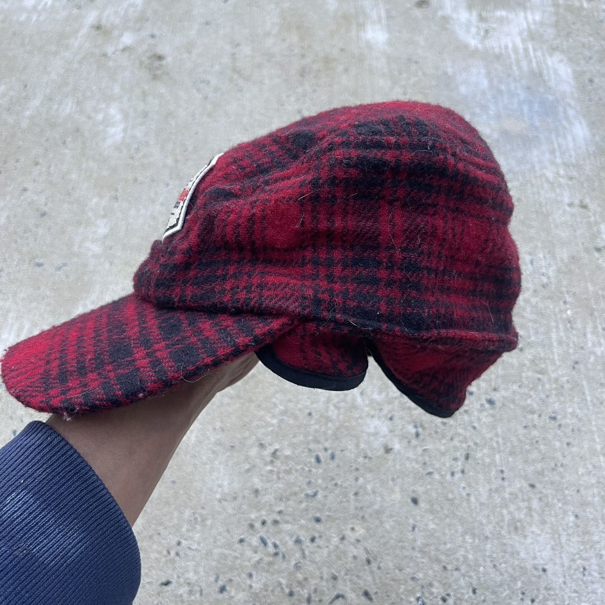 Woolrich Woolen Mills Vintage WOOLRICH PENNSYLVANIA TUXEDO Wool Cap Size ONE SIZE - 3 Thumbnail