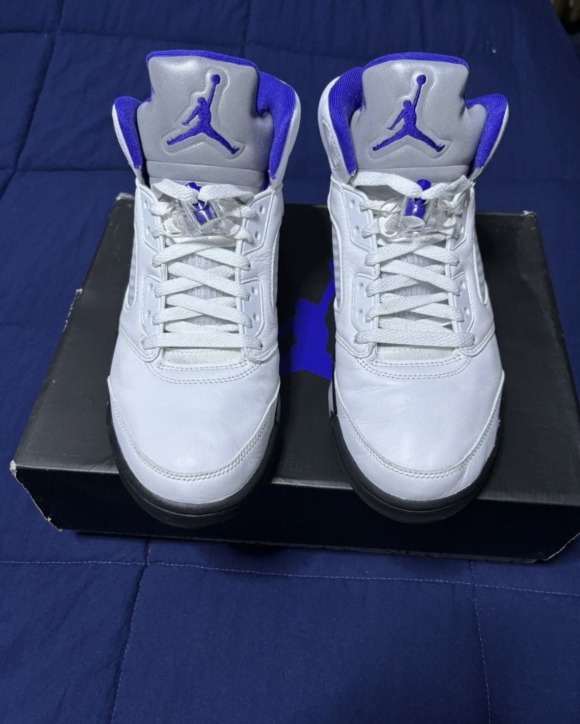 Jordan Brand Jordan 5 Retro Concord 2022 Size 9.5 Size US 9.5 / EU 42-43 - 2 Thumbnail