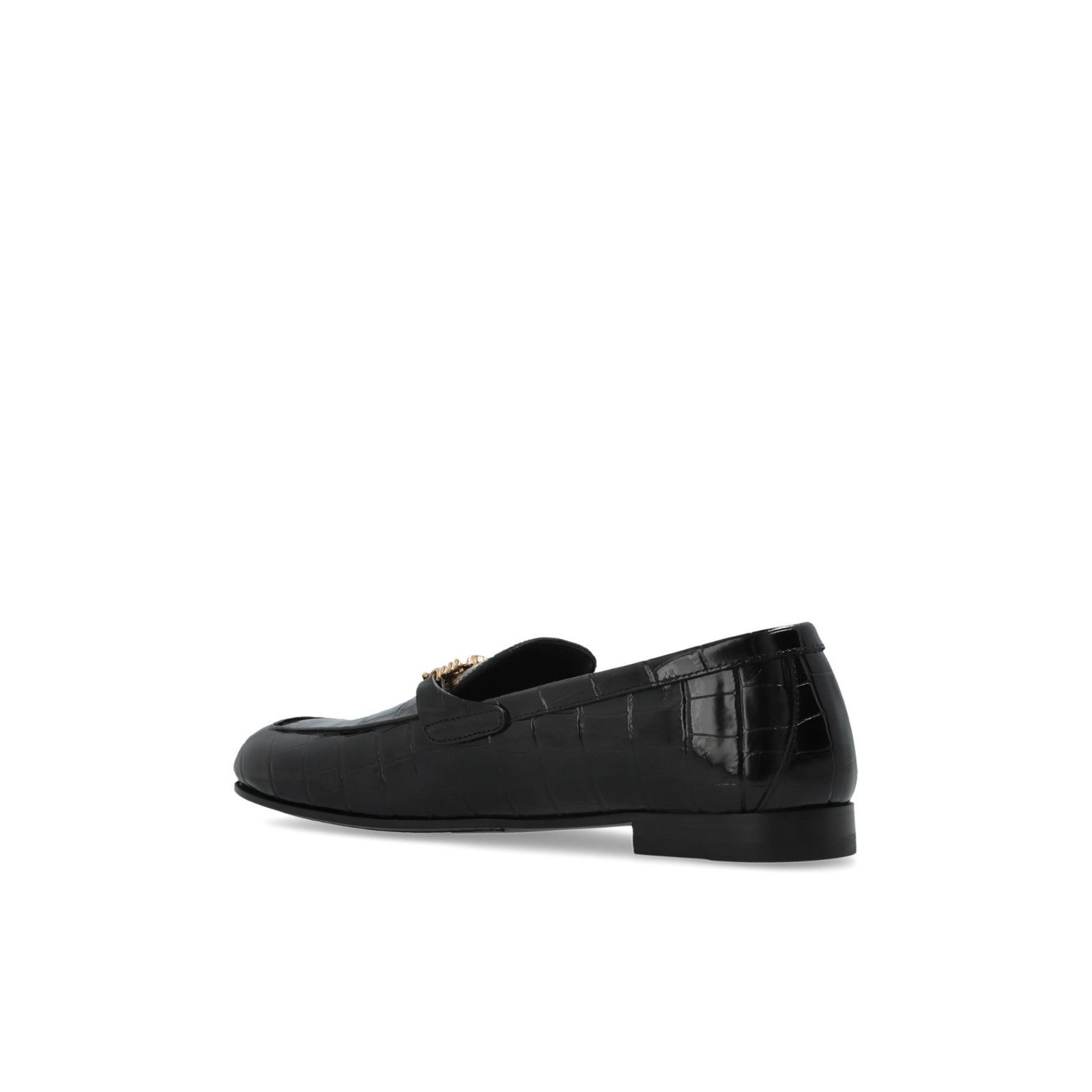 Versace VERSACE Black Embossed Leather Medusa Loafers New & Authenti Size US 9.5 / EU 42-43 - 3 Thumbnail