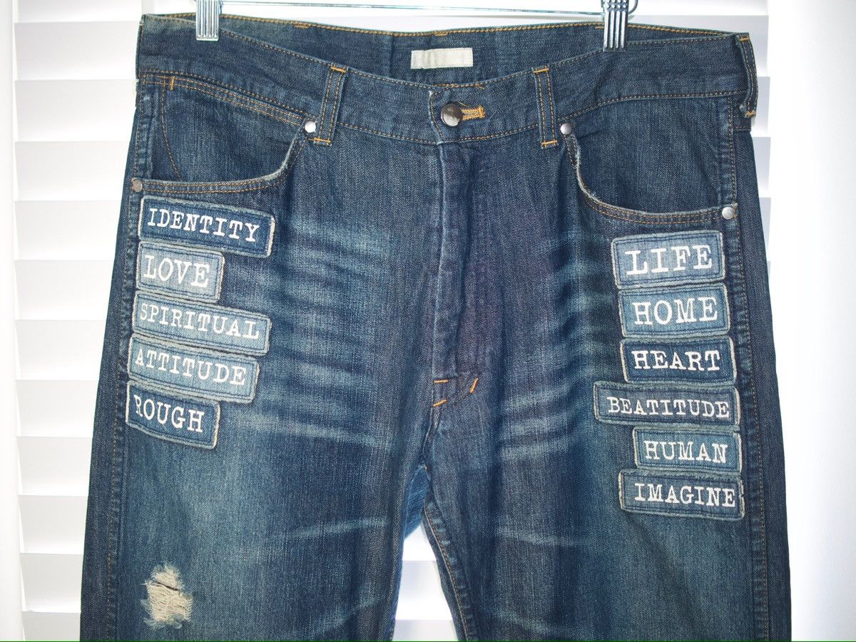 Number (N)ine Number (N)ine Patchwork Denim Size US 32 / EU 48 - 2 Thumbnail