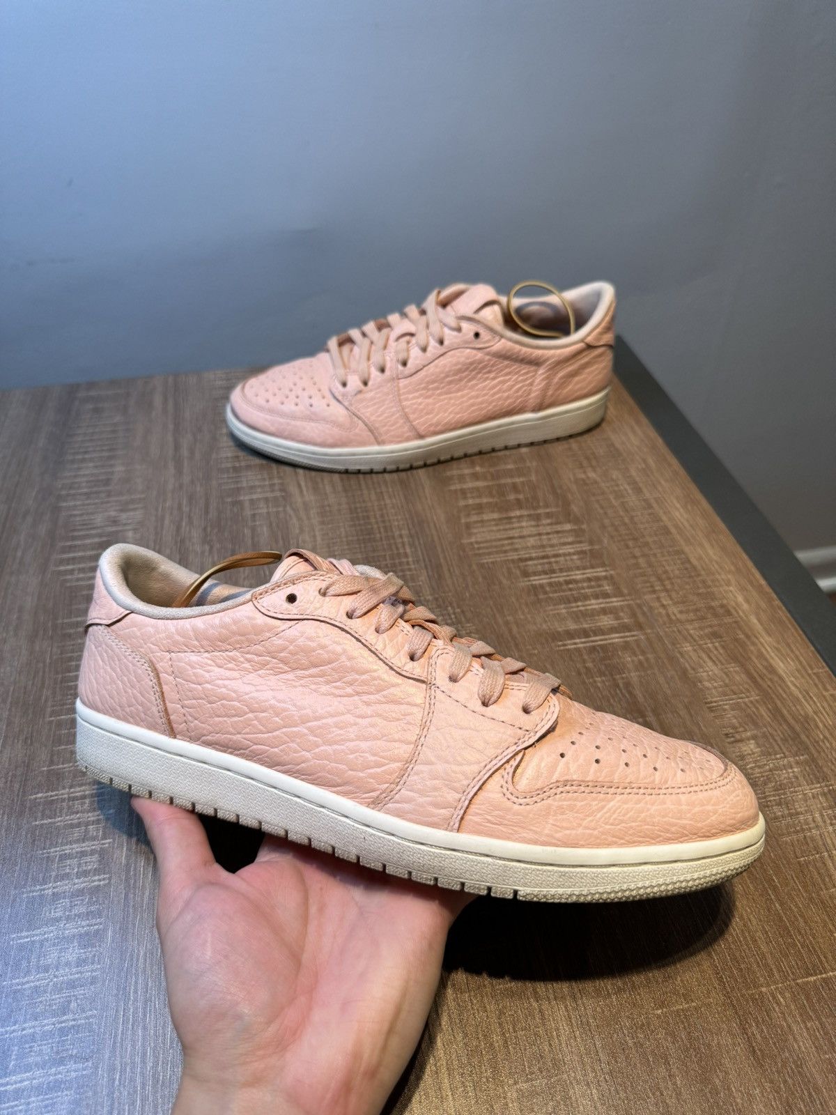Jordan Brand Nike Air Jordan 1 Swooshless Low Arctic Orange Mens Size 9.5 Size US 9.5 / EU 42-43 - 1 Thumbnail