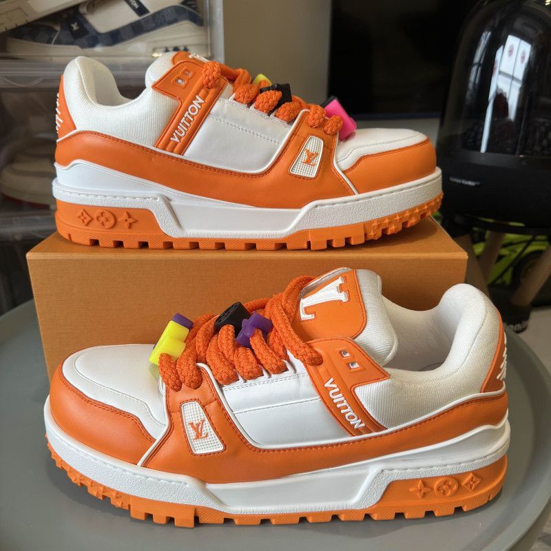Louis Vuitton Louis Vuitton Trainer Maxi Fashion Sneakers for Men -2508 Size US 12 / EU 45 - 5 Thumbnail