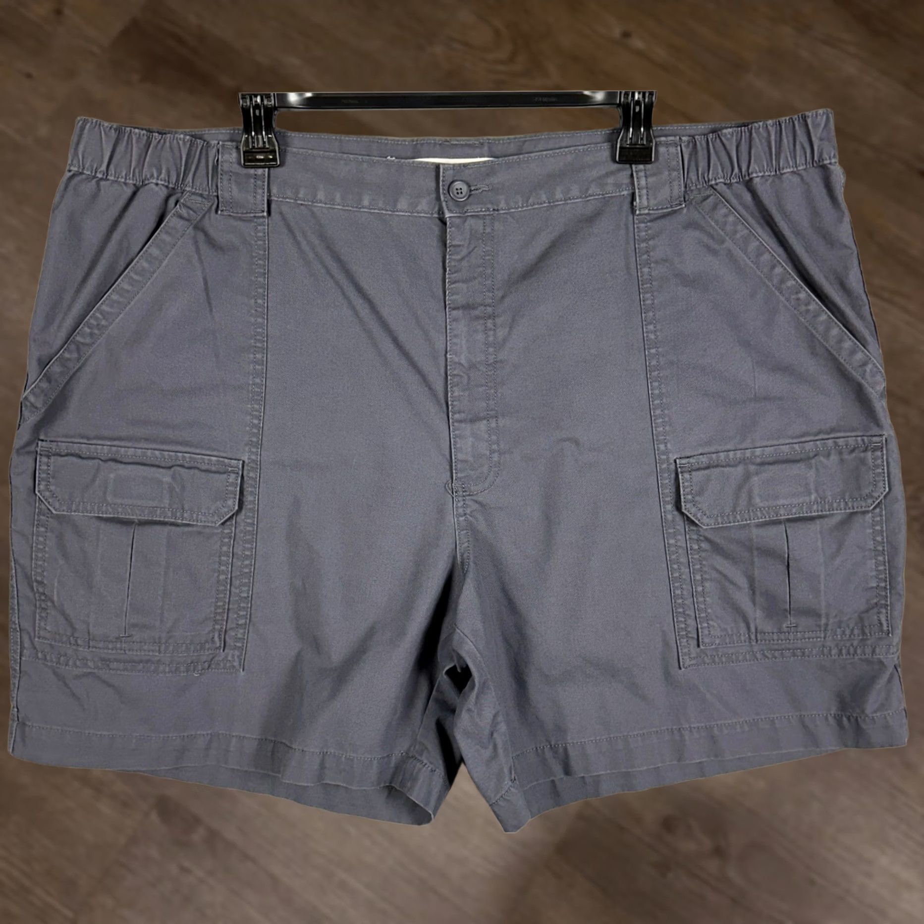 Diesel Diesel Cargo Shorts Mens 44 Grey Cargo Shorts Outdoor Utility Elastic Waist Flat Front Big & Tall Casual Mens Grey Size US 44 / EU 60 - 1 Thumbnail
