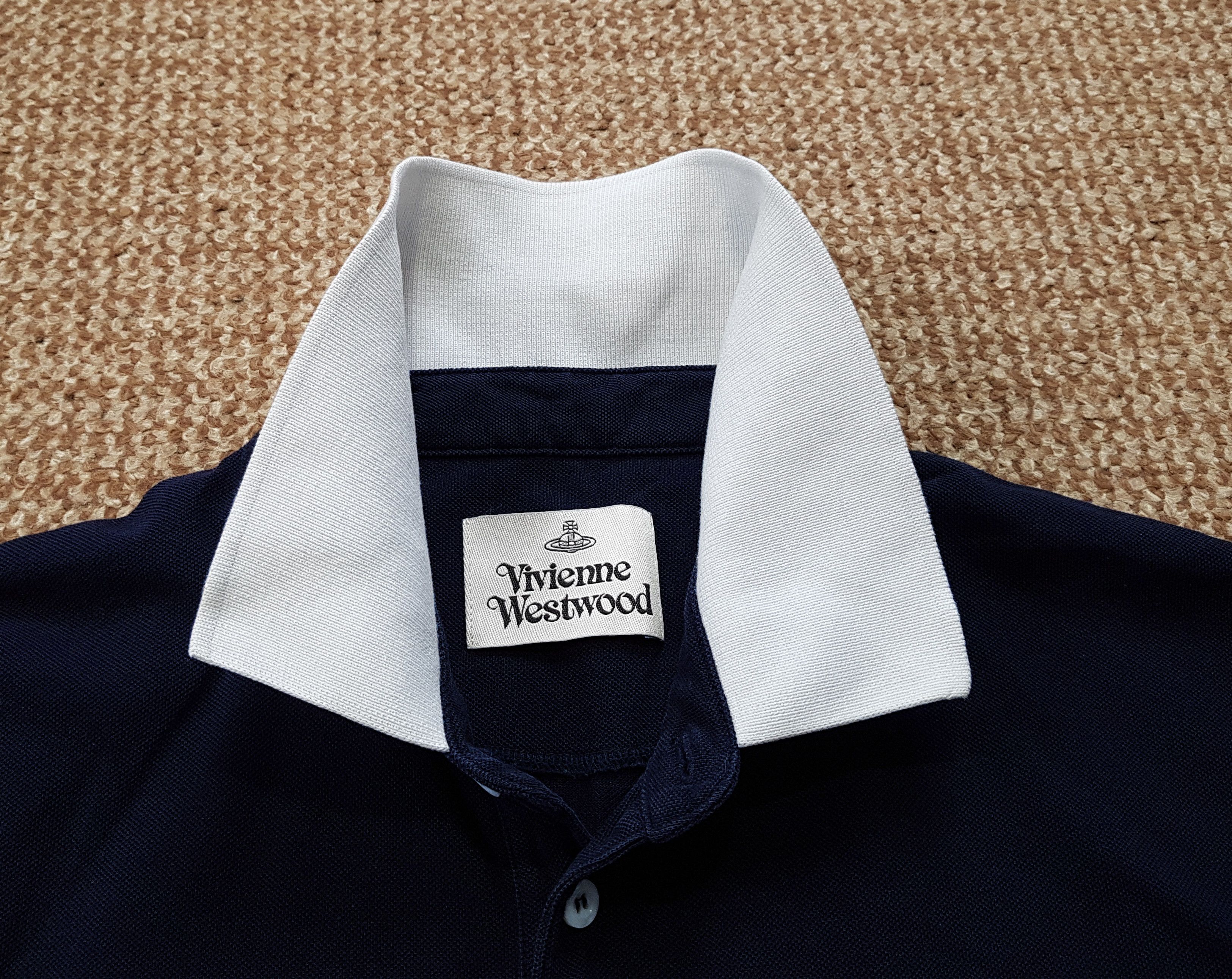 Vivienne Westwood Vivienne Westwood Classic Polo Shirt Navy Slim Fit sz XL Size US XL / EU 56 / 4 - 6 Thumbnail