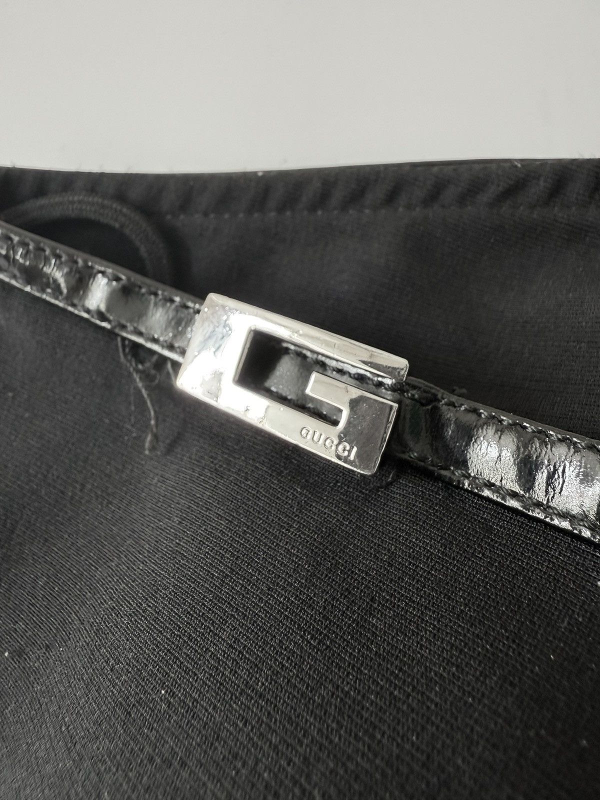 Gucci F/W 1997 Gucci by Tom Ford G-Buckle Patent Stretch Pants Size 26" / US 2 / IT 38 - 6 Thumbnail