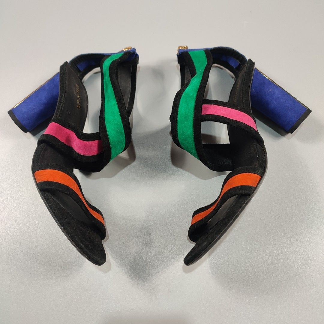 Balmain BALMAIN MULTI COLOR HEELS Size US 9 / IT 39 - 3 Thumbnail