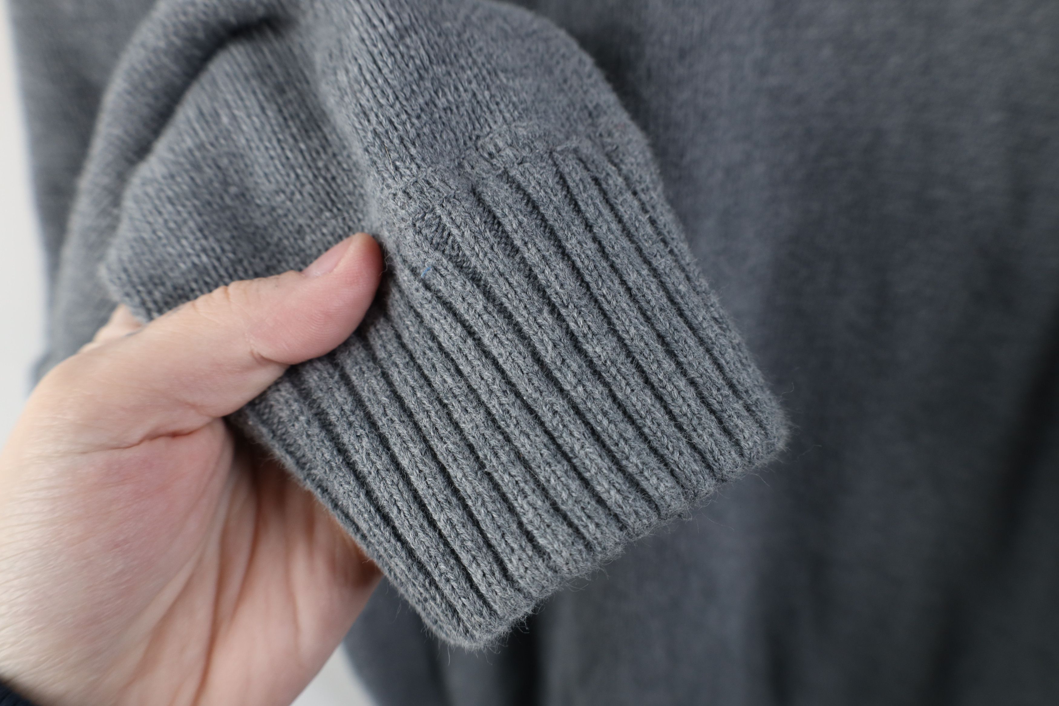 Eddie Bauer Vintage Eddie Bauer Cotton Ribbed Knit Crewneck Sweater Gray Size US XL / EU 56 / 4 - 6 Thumbnail