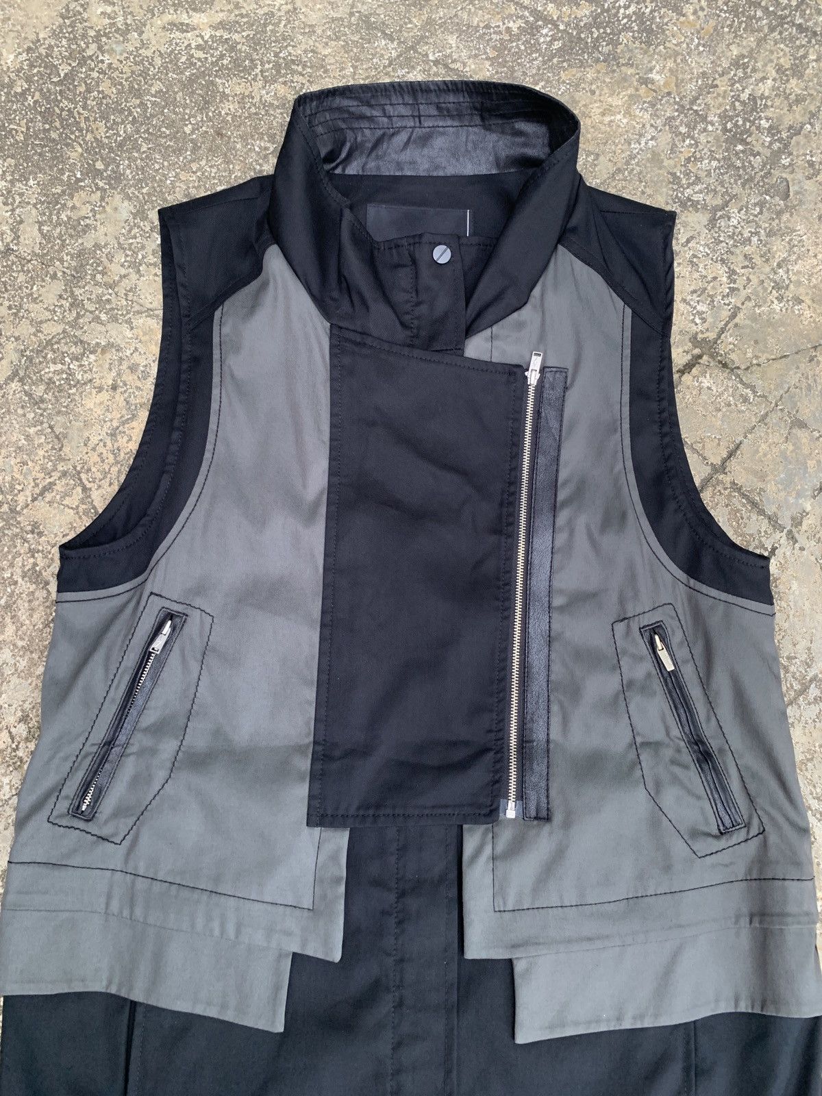 Japanese Brand × Seditionaries 2012 Tankus Multifabric Pocket Zip up Tactical Midi Dress Size S / US 4 / IT 40 - 5 Thumbnail