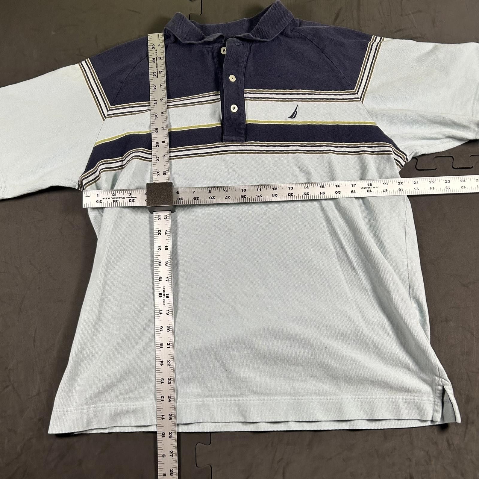 Nautica Vintage y2k Men's Nautica Polo Shirt size L Size US L / EU 52-54 / 3 - 3 Thumbnail