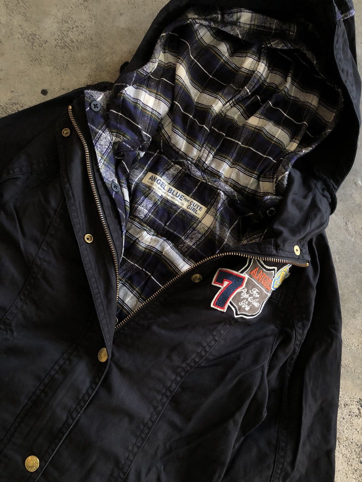 Angel Blue × Japanese Brand ANGEL BLUE DOUBLE LAYER JACKET Size S / US 4 / IT 40 - 11 Thumbnail