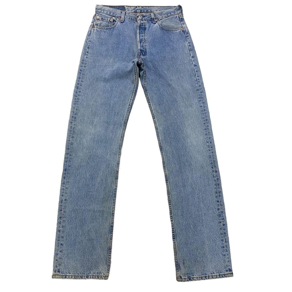 Levi's Vintage Levis 501 Light Blue Jeans Made in USA Size US 29 - 1 Thumbnail