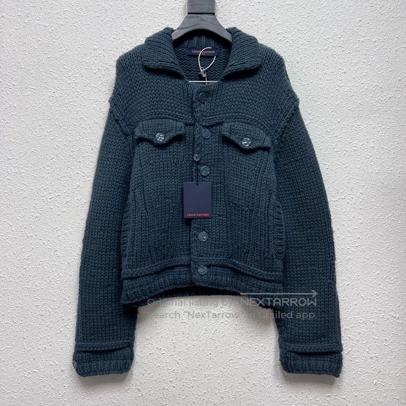 Louis Vuitton Knit Button Sweater Jacket