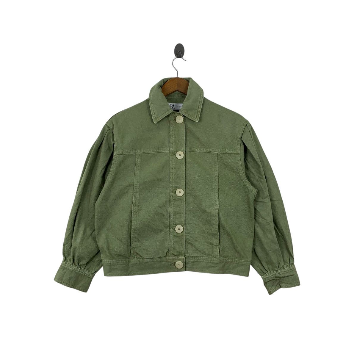 Zara ZARA Casualwear Designer Fully Button Trucker Jeans Jacket Size XS / US 0-2 / IT 36-38 - 1 Thumbnail