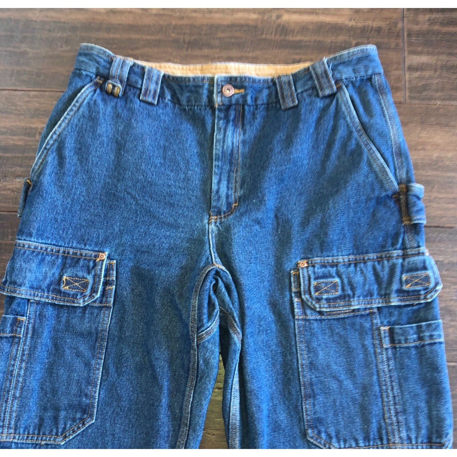 CO Duluth Trading Co Jeans Mens Casual Blue Size 38 Inseam 28.5 In Straight Blue Mens Size US 38 / EU 54 - 2 Thumbnail