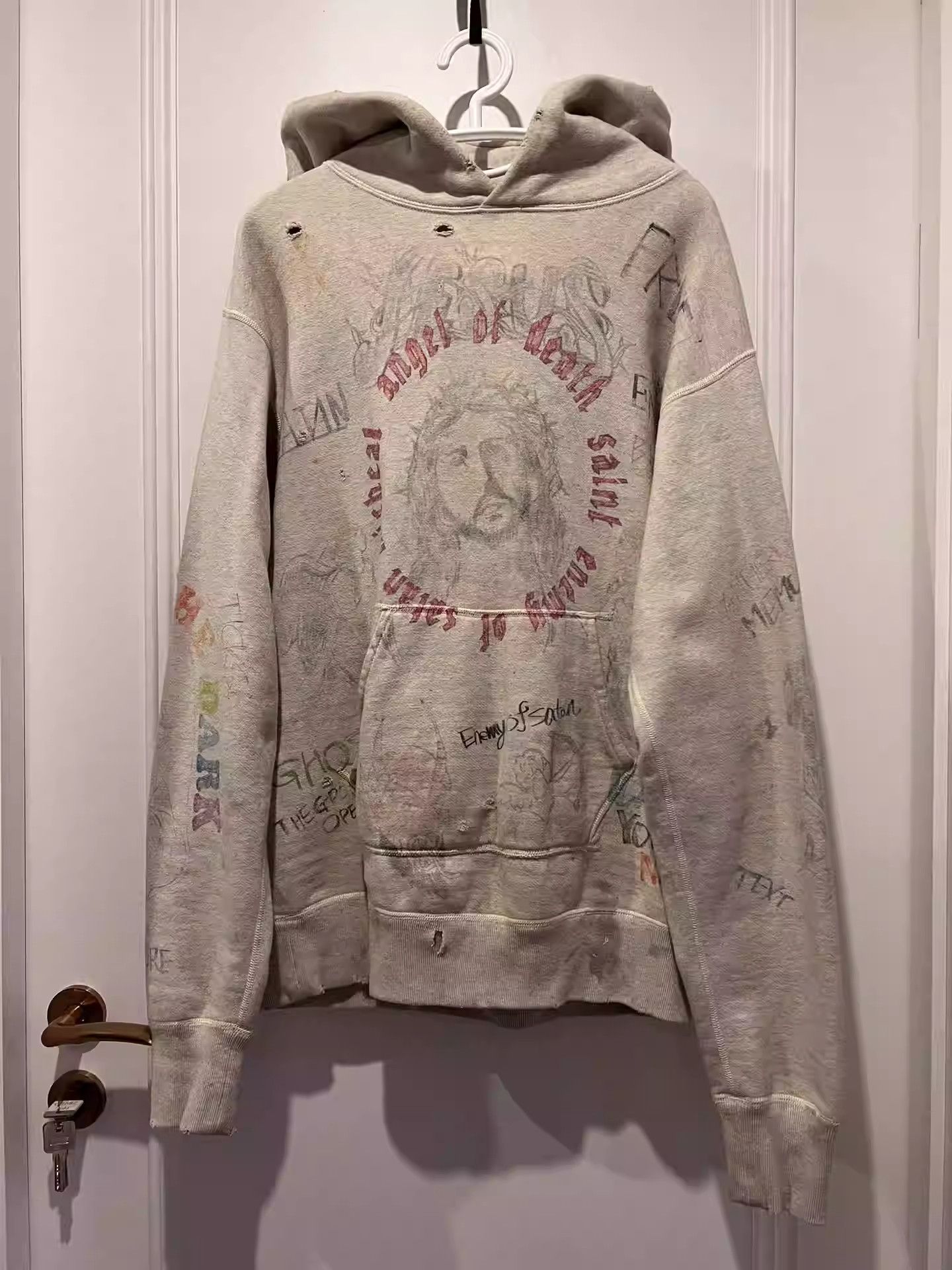 Visvim Saint Michael og hoddie | Grailed