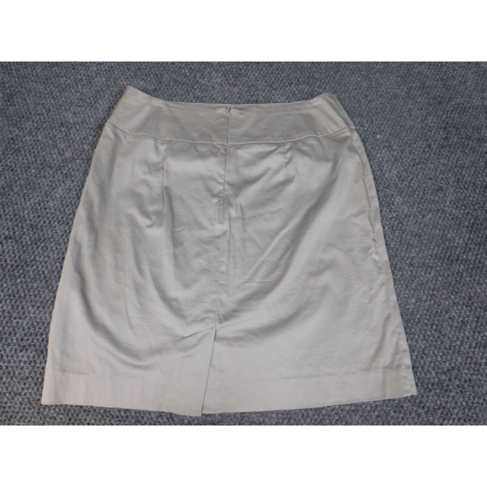 Sandro Sandro Womens Skirt 4 Gray Zip A-Line Knee Length Cotton Knit Zipper Lined Regular Midi? Size 27" / US 4 / IT 40 - 7 Thumbnail