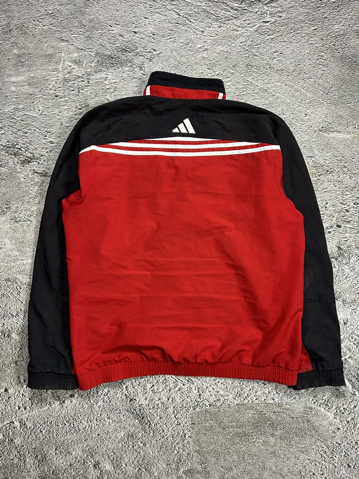 Adidas × Vintage Adidas track suit vintage red black nylon track pants drill Size US S / EU 44-46 / 1 - 10 Thumbnail