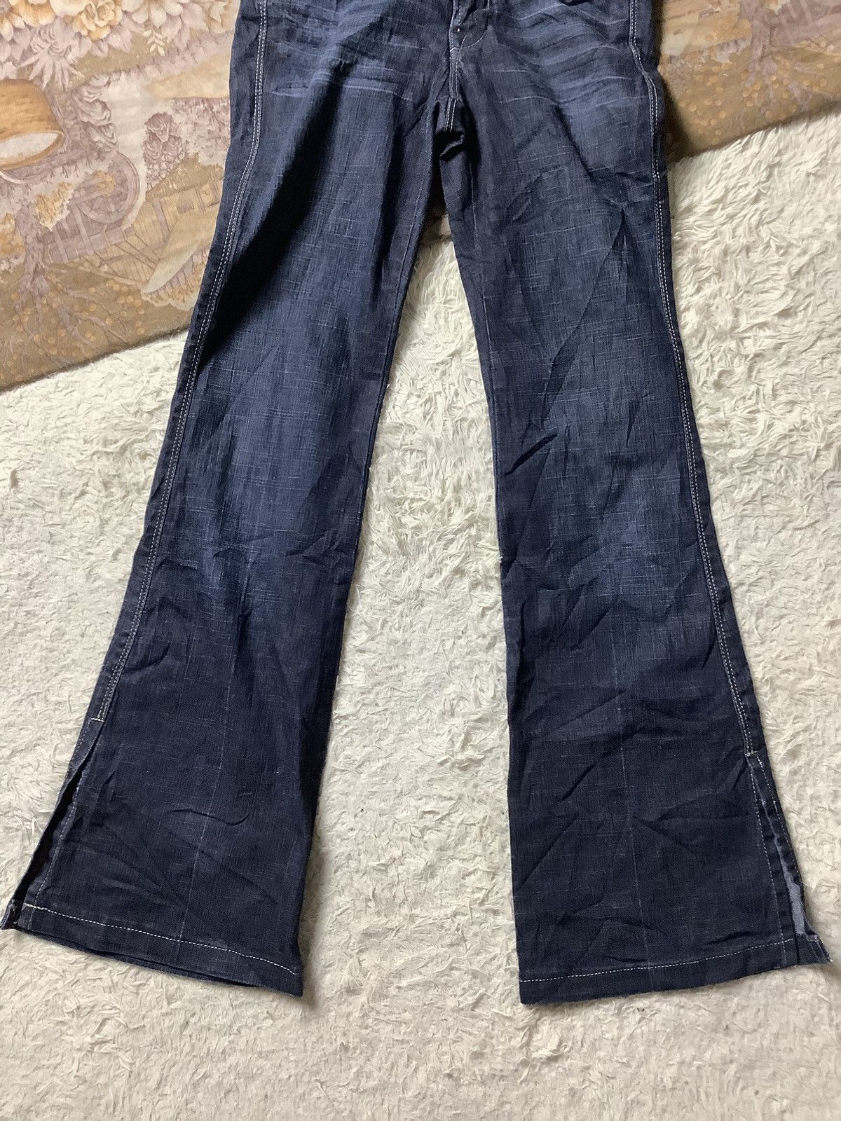 Japanese Brand × Marithe + Francois Girbaud Marithe Francois Girbaud Faded Blue Flare Jeans Size US 26 / EU 42 - 3 Thumbnail