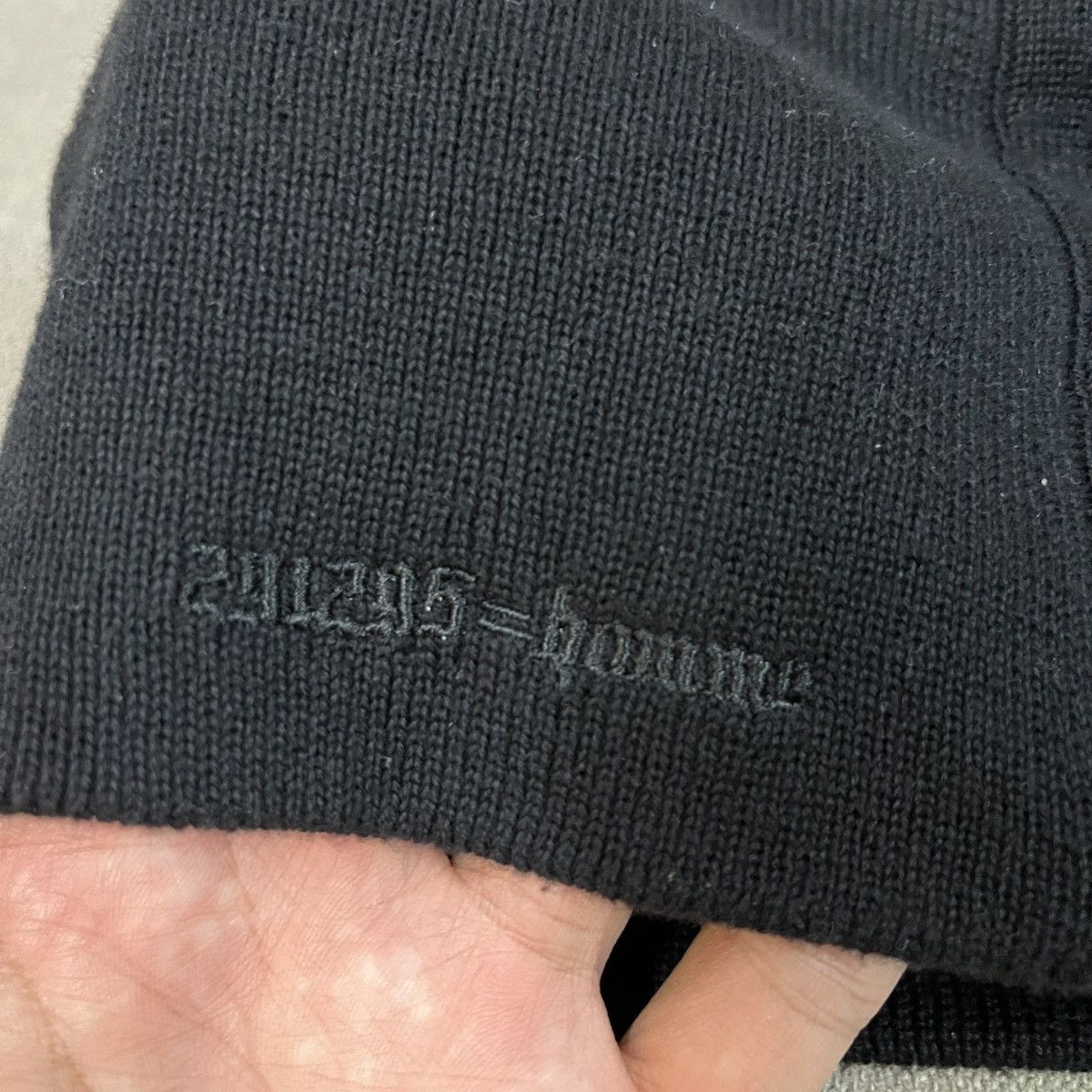 Vanson Leathers 291295 Homme Vanson Spellout Beanie Hat Size ONE SIZE - 2 Thumbnail