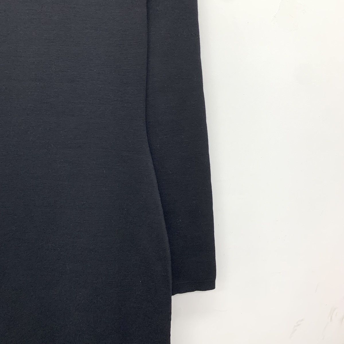 Fendi Fendi 22 Black Merino Wool Long Sleeve Knit Dress K26WX Size M / US 6-8 / IT 42-44 - 4 Thumbnail