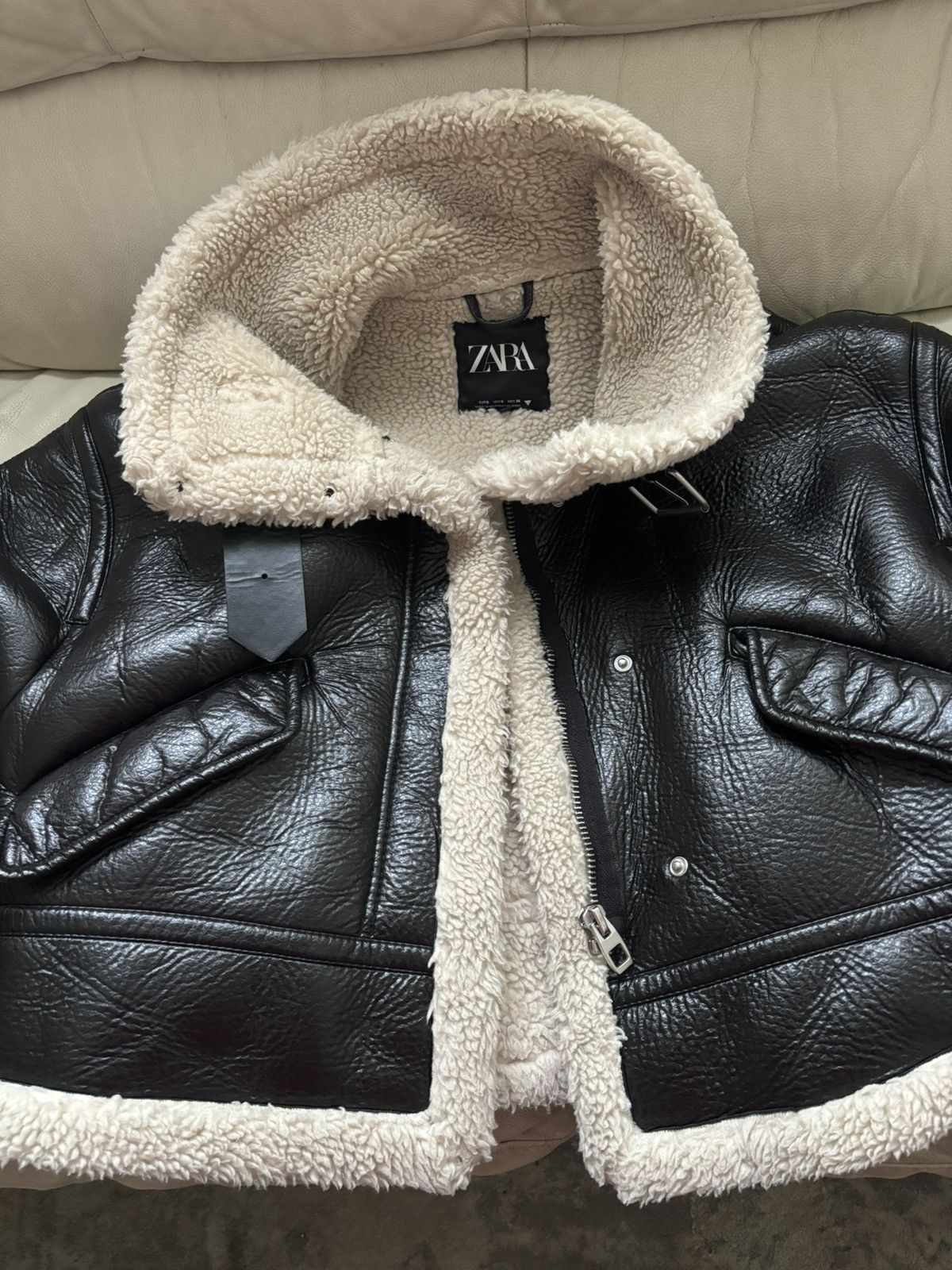 Zara Zara biker jacket size S Size S / US 4 / IT 40 - 10 Thumbnail