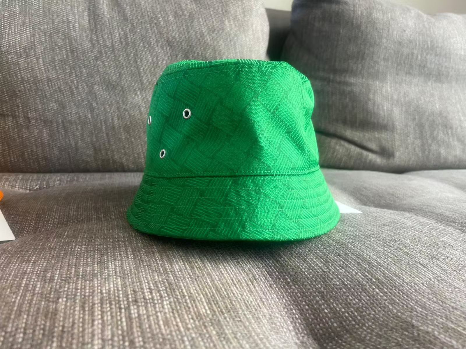 Large / Intrecciato Jacquard Bucket Hat in Parakeet