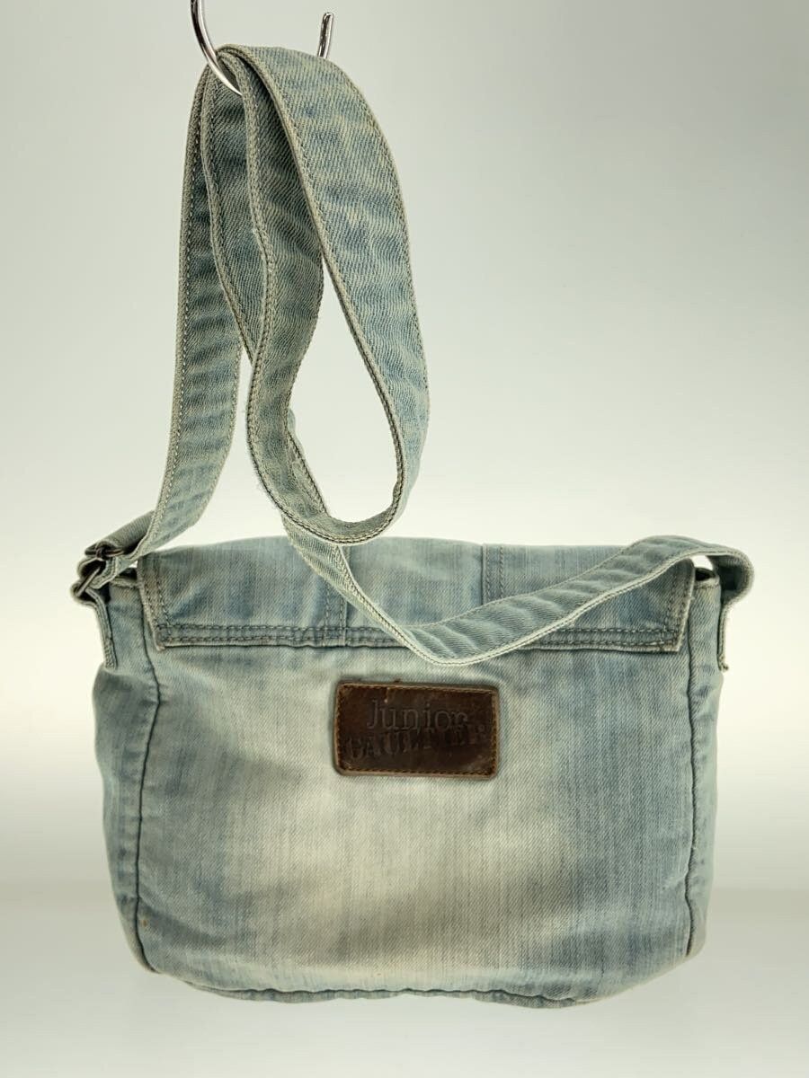Aged Denim Shoulder Bag