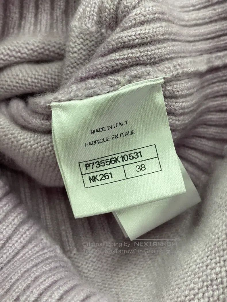 Chanel Chanel Pink and purple V-neck cashmere dress Size XS / US 0-2 / IT 36-38 - 5 Thumbnail